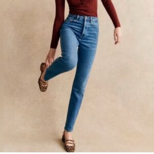 Sézane Brut Sexy Jeans Size 25 High-Rise Skinny Blue